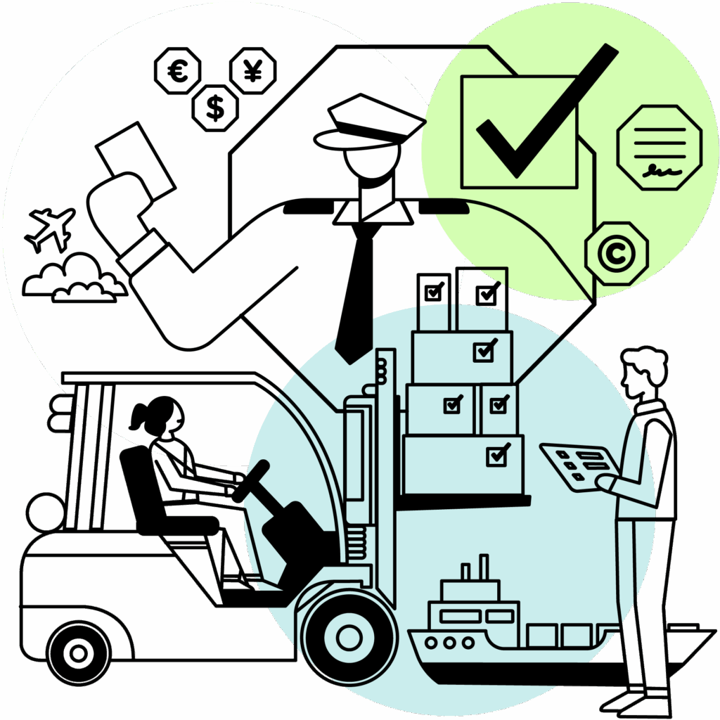 illustration section 6 - obligations à l'export